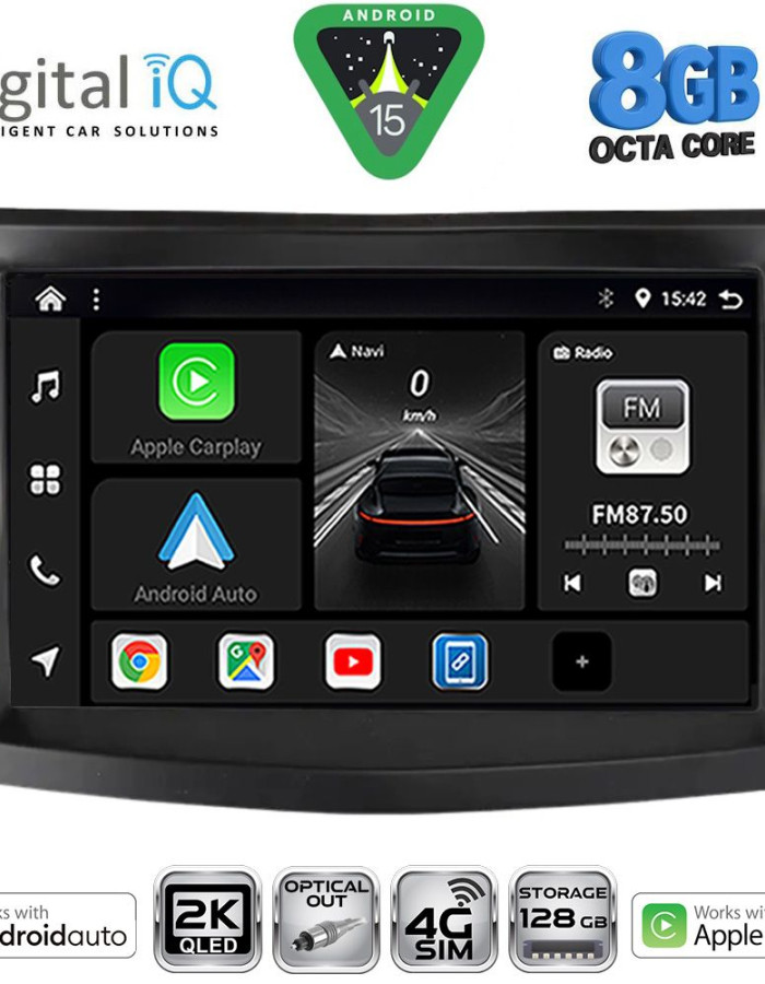 DIGITAL IQ BXK 20658_CPAA (9inc) MULTIMEDIA TABLET for SSANGYONG TIVOLI mod. 2016-2024