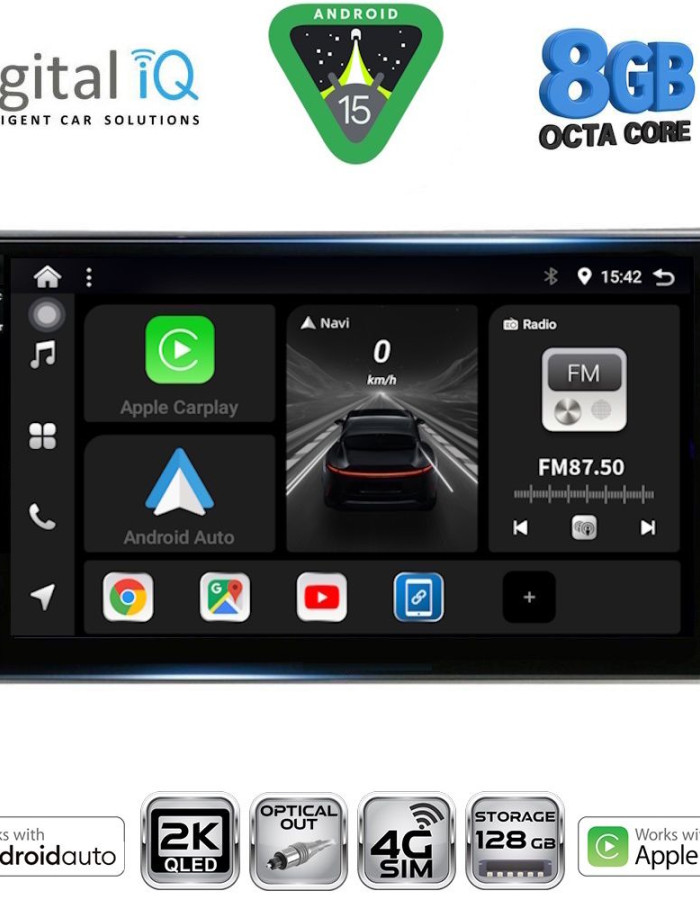 DIGITAL IQ BXK 20659_CPAA (9inc) MULTIMEDIA TABLET for SUBARU IMPREZA mod. 2002-2008