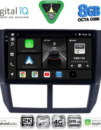 DIGITAL IQ BXK 20662_CPAA (9inc) MULTIMEDIA TABLET for SUBARU FORESTER - IMPREZA - XV mod. 2008-2013