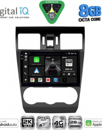 DIGITAL IQ BXK 20663_CPAA (9inc) MULTIMEDIA TABLET for SUBARU FORESTER - IMPREZA - XV mod. 2013-2019