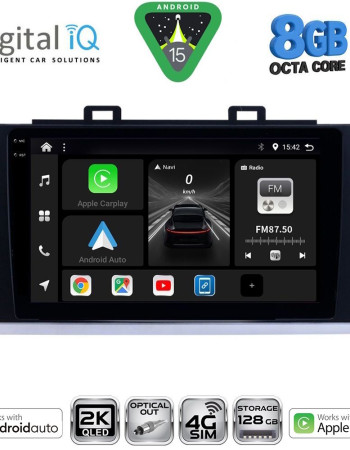 DIGITAL IQ BXK 20668_CPAA (9inc) MULTIMEDIA TABLET for SUBARU LEGACY - OUTBACK mod. 2014-2019