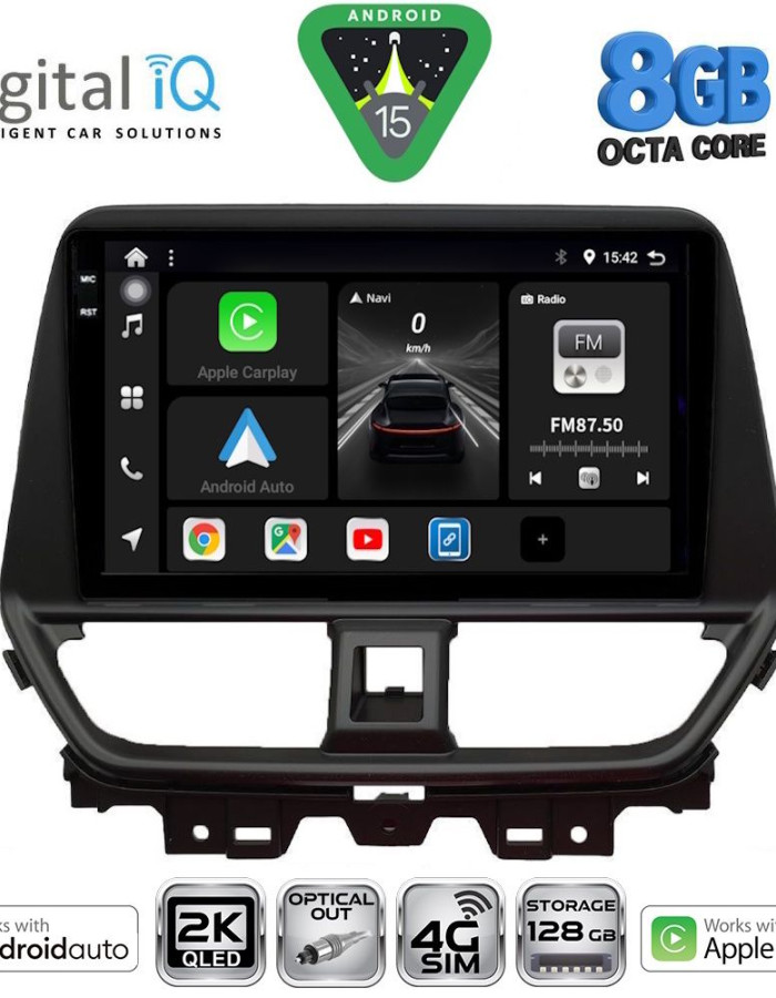 DIGITAL IQ BXK 20673_CPAA (9inc) MULTIMEDIA TABLET for SUZUKI BALENO mod. 2022-2026