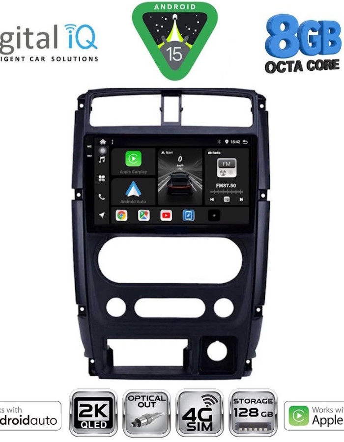 DIGITAL IQ BXK 20678_CPAA (9inc) MULTIMEDIA TABLET for SUZUKI JIMNY mod. 2007-2017
