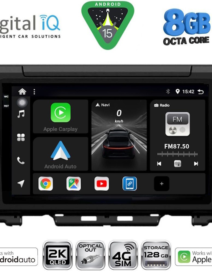 DIGITAL IQ BXK 20679_CPAA (9inc) MULTIMEDIA TABLET for SUZUKI JIMNY mod. 2017-2026