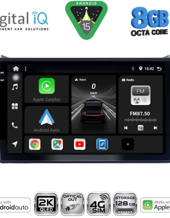 DIGITAL IQ BXK 20682_CPAA (9inc) MULTIMEDIA TABLET for OPEL AGILA - SUZUKI SPLASH mod. 2008-2018