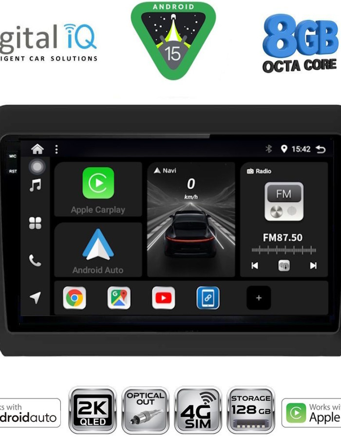 DIGITAL IQ BXK 20686_CPAA (9inc) MULTIMEDIA TABLET for SUZUKI SWIFT mod. 2017-2026