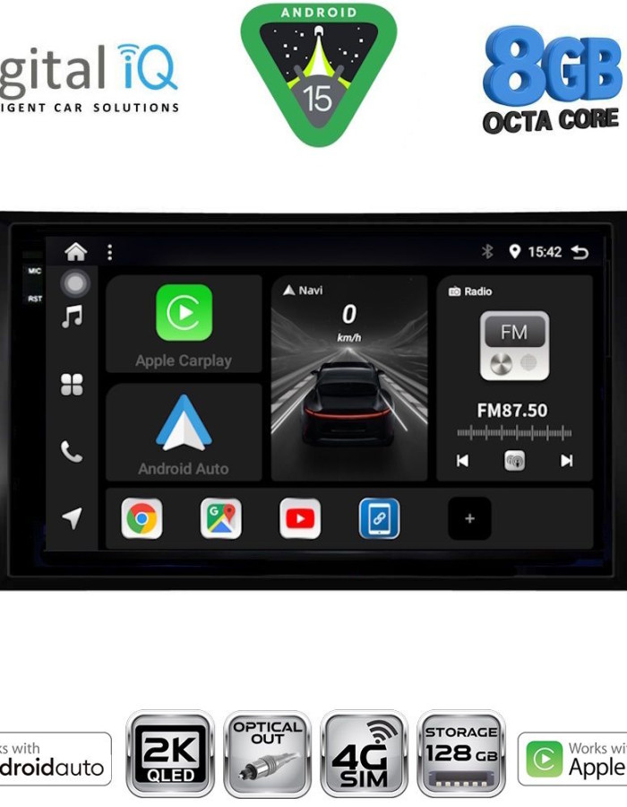 DIGITAL IQ BXK 20688_CPAA (9inc) MULTIMEDIA TABLET for FIAT SEDICI – SUZUKI SX4 mod. 2005-2013