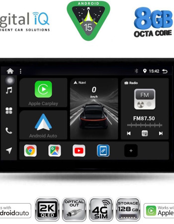 DIGITAL IQ BXK 20702_CPAA (9inc) MULTIMEDIA TABLET for TOYOTA AURIS mod. 2007-2012