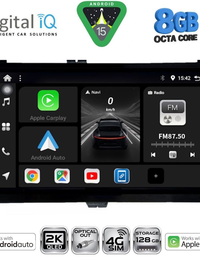 DIGITAL IQ BXK 20703_CPAA (9inc) MULTIMEDIA TABLET for TOYOTA AURIS mod. 2015-2021 – AYGO X mod. 2022-2026 – COROLLA mod. 2017-2019