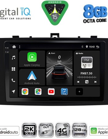DIGITAL IQ BXK 20705BL_CPAA (9inc) MULTIMEDIA TABLET for TOYOTA AVENSIS (T27) mod. 2009-2015 (BLACK)