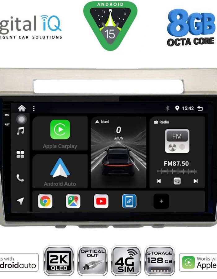 DIGITAL IQ BXK 20711B_CPAA (9inc) MULTIMEDIA TABLET for TOYOTA COROLLA VERSO mod. 2004-2009