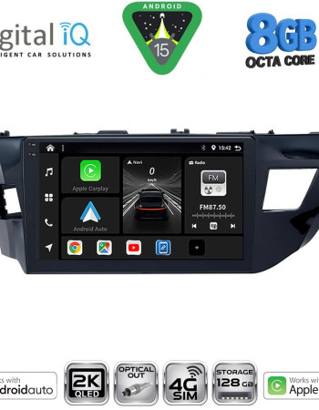 DIGITAL IQ BXK 20714MD_CPAA (10inc) MULTIMEDIA TABLET for TOYOTA COROLLA mod. 2013-2016
