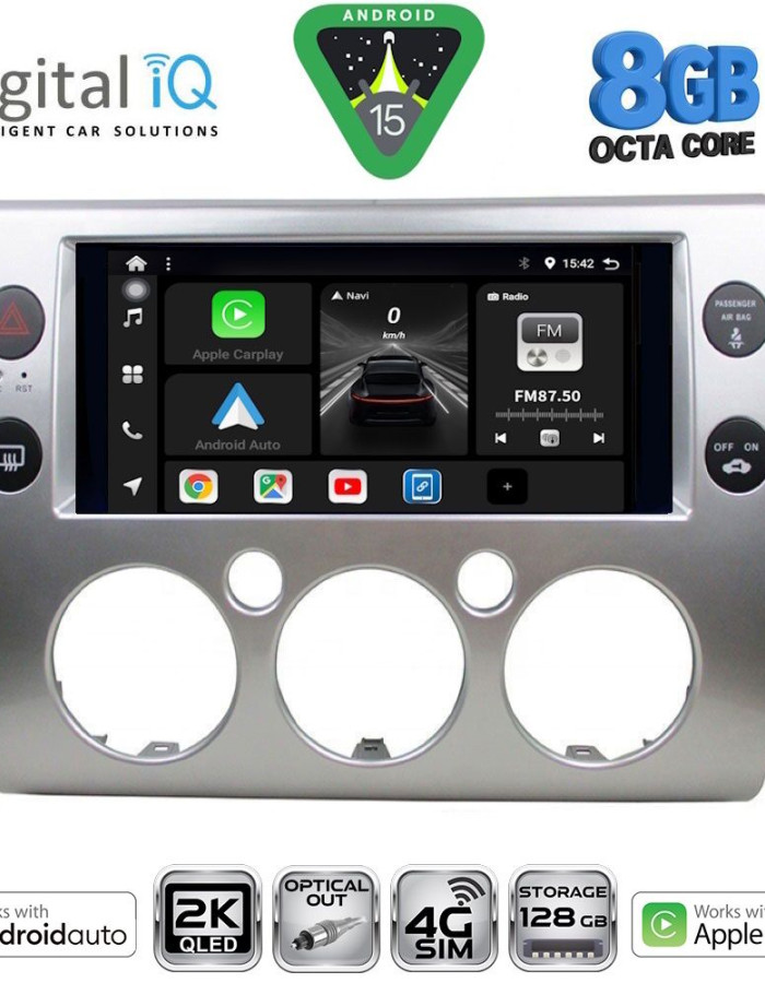DIGITAL IQ BXK 20717_CPAA (9inc) MULTIMEDIA TABLET for TOYOTA FJ CRUISER mod. 2007-2013