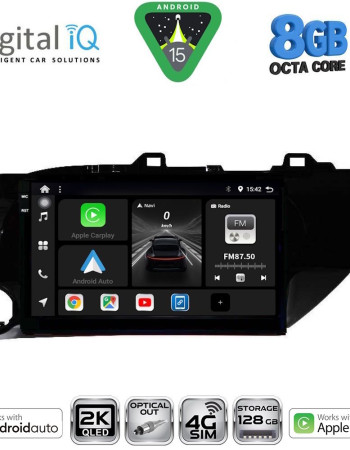 DIGITAL IQ BXK 20721_CPAA (10inc) MULTIMEDIA TABLET for TOYOTA HILUX mod. 2017-2026