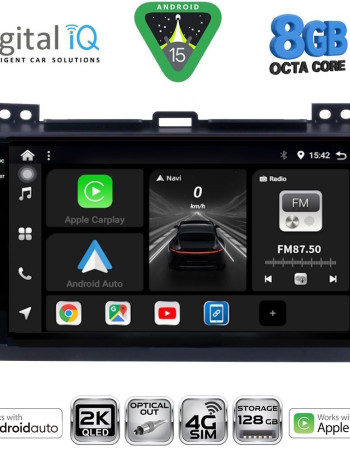 DIGITAL IQ BXK 20723_CPAA (9inc) MULTIMEDIA TABLET for TOYOTA LANDCRUISER mod. 2002-2008