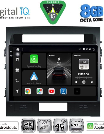 DIGITAL IQ BXK 20724_CPAA (10inc) MULTIMEDIA TABLET for TOYOTA LANDCRUISER mod. 2008-2015