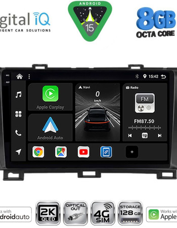 DIGITAL IQ BXK 20726BL_CPAA (9inc) MULTIMEDIA TABLET for TOYOTA PRIUS mod. 2009-2015 (BLACK)