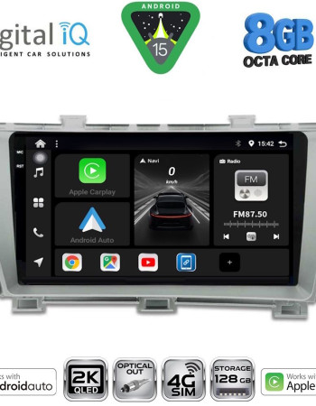 DIGITAL IQ BXK 20726SL_CPAA (9inc) MULTIMEDIA TABLET for TOYOTA PRIUS mod. 2009-2015 (SILVER)