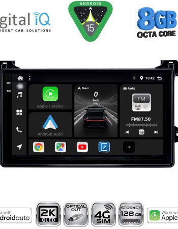 DIGITAL IQ BXK 20727_CPAA (9inc) MULTIMEDIA TABLET for TOYOTA PRIUS mod. 2016-2020