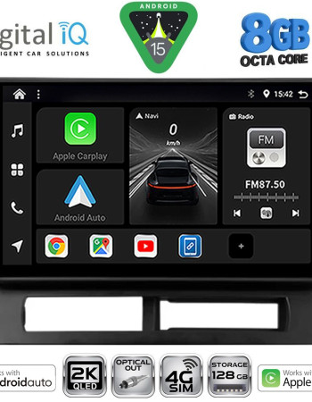 DIGITAL IQ BXK 20728DASH_CPAA (9inc) MULTIMEDIA TABLET for TOYOTA PRIUS mod. 2003-2009 (Supports Original Clima-HYBRID)