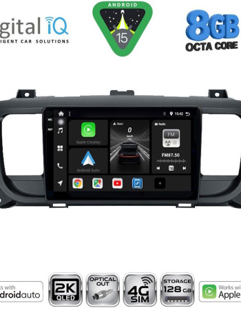 DIGITAL IQ BXK 20729_CPAA (9inc) MULTIMEDIA TABLET for CITROEN JUMPY-SPACETOURER – PEUGEOT EXPERT-TRAVELLER - TOYOTA PROACE mod.2016-2026