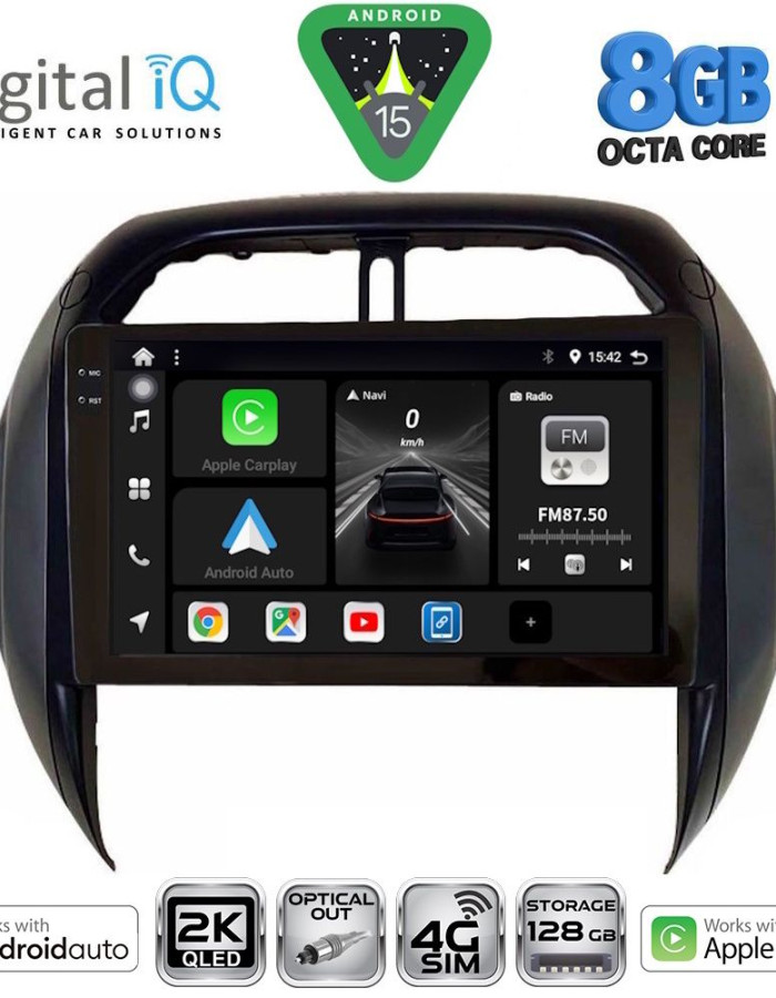DIGITAL IQ BXK 20730_CPAA CLIMA (9inc) MULTIMEDIA TABLET for TOYOTA RAV 4 mod. 2000-2006