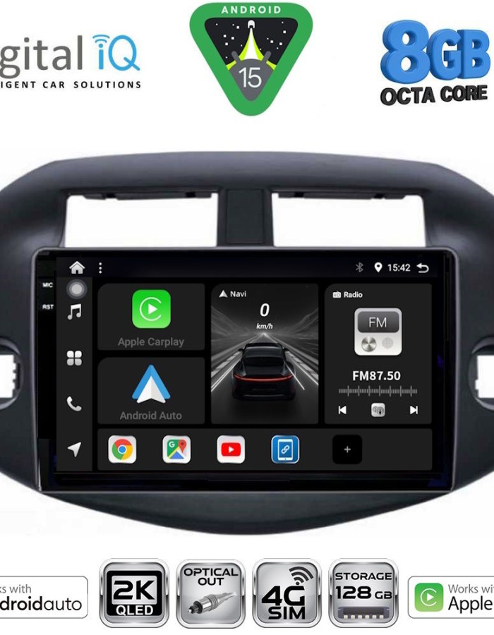 DIGITAL IQ BXK 20732_CPAA (10inc) MULTIMEDIA TABLET for TOYOTA RAV 4 mod. 2006-2012