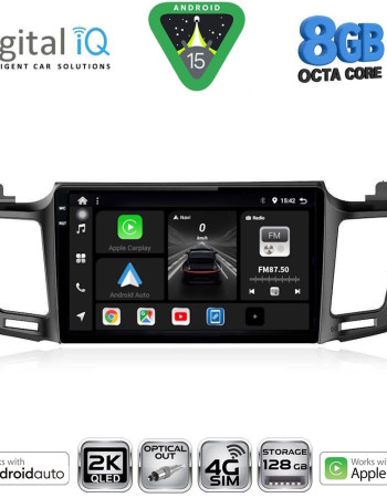 DIGITAL IQ BXK 20733_CPAA (10inc) MULTIMEDIA TABLET for TOYOTA RAV 4 mod. 2013-2019