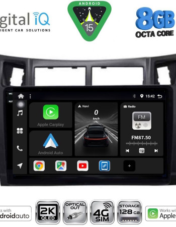 DIGITAL IQ BXK 20736BL_CPAA (9inc) MULTIMEDIA TABLET for TOYOTA YARIS mod. 2006-2011 (BLACK)