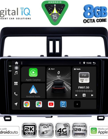DIGITAL IQ BXK 20739_CPAA (10inc) MULTIMEDIA TABLET for TOYOTA LAND CRUISER mod. 2019-2023