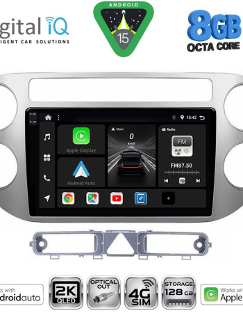 DIGITAL IQ BXK 20759GR_CPAA (9inc) MULTIMEDIA TABLET for VW TIGUAN mod. 2004-2011 (GREY)