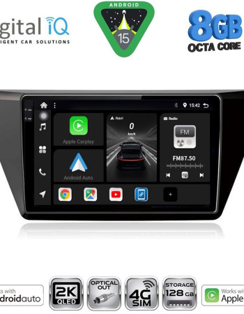 DIGITAL IQ BXK 20769_CPAA (10inc) MULTIMEDIA TABLET for VW TOURAN mod. 2016-2026