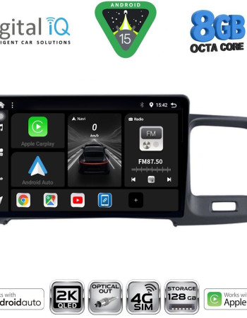 DIGITAL IQ BXK 20785_CPAA (9inc) MULTIMEDIA TABLET for VOLVO S60 mod. 2010-2018