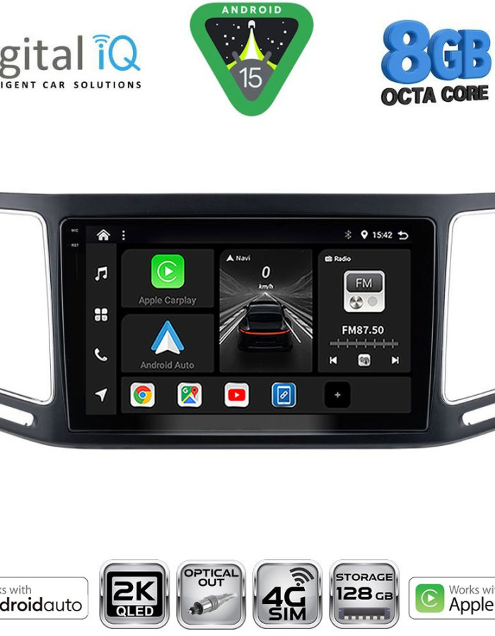 DIGITAL IQ BXK 20790_CPAA (9inc) MULTIMEDIA TABLET for VW SHARAN mod. 2011-2023