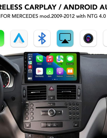 DIGITAL IQ BZ 244 CPAA (WIRELESS CARPLAY / ANDROID AUTO BOX for MERCEDES mod. 2007-2011 with NTG 4.0)