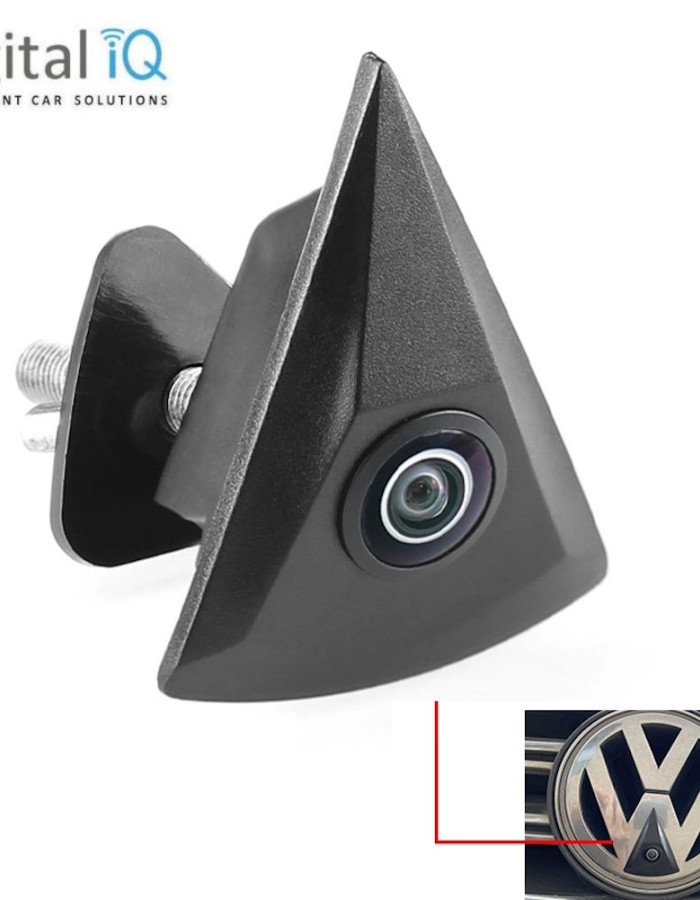 DIGITAL IQ CAMERA QS8094 (AHD-NTSC) FRONT CAMERA for VW LOGO mod. 2004-2018 (49mm)