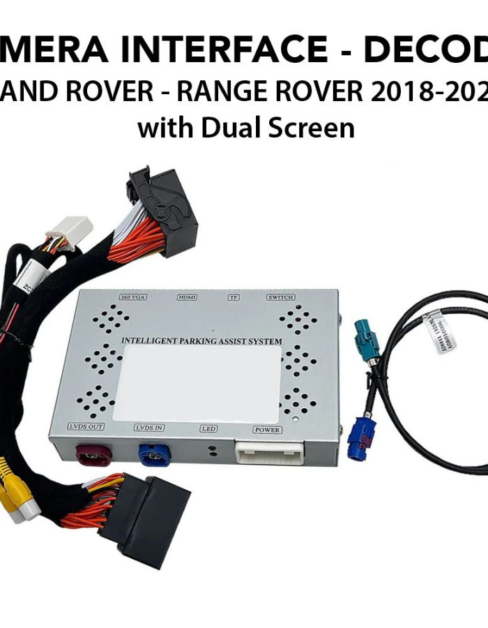 DIGITAL IQ LR 9845 Cl for LAND ROVER mod. 2018-2020 (CAMERA INTERFACE for Dual Screen (Rear View Model) )