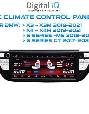 DIGITAL IQ FZ 2025_CC (TOUCHSCREEN CLIMATE CONTROL PANEL (8.8") for BMW X3 - X4 - S.5 - S.6 mod 2017-2022)
