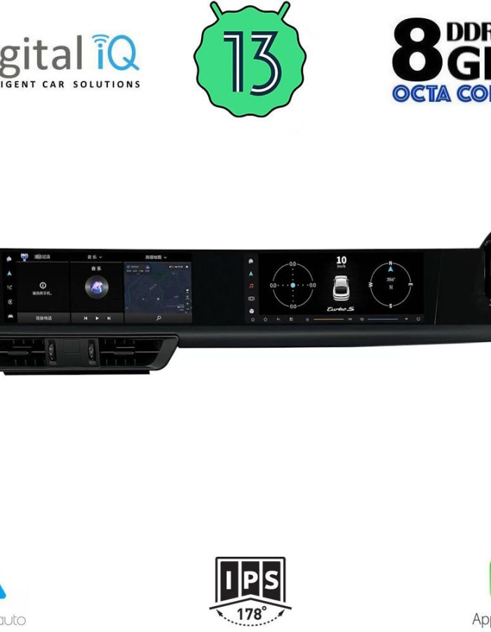 DIGITAL IQ ZFG 736_CPA (12.3" + 12.3") (PCM 5) DUAL SCREEN MULTIMEDIA SYSTEM for PORSCHE CAYENNE mod. 2017-2023