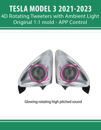 DIGITAL IQ AMBIENT TS 3920 TESLA MODEL 3 mod. 2021-2023 (Ambient Light 4D Rotating Tweeters)