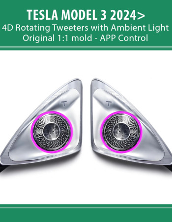DIGITAL IQ AMBIENT TS 3921 TESLA MODEL 3 mod. 2024> (Ambient Light 4D Rotating Tweeters)