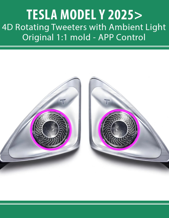 DIGITAL IQ AMBIENT TS 3923 TESLA MODEL Y mod. 2025> (Ambient Light 4D Rotating Tweeters)