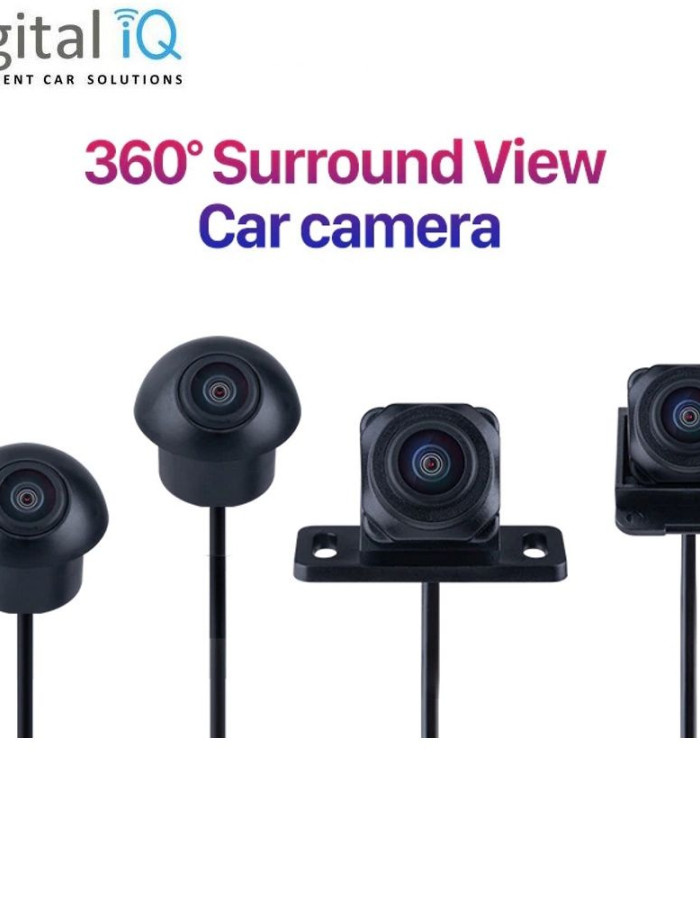 DIGITAL IQ CAM 360° - SET 4 CAMERAS ΠΑΝΟΡΑΜΙΚΗΣ ΘΕΑΣΗΣ (360ο BIRDVIEW) για οθόνες ANDROID DIGITAL IQ σειράς BXF-BXK