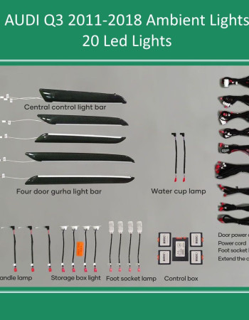 DIQ AMBIENT AUDI Q3 (8U) (Digital iQ Ambient Light for Audi Q3 mod. 2011-2018 with 20 Lights)