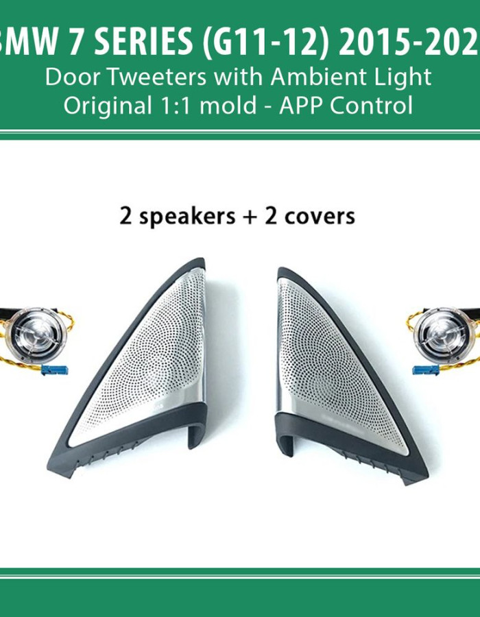 DIGITAL IQ AMBIENT BMW S.7 (TW) (G12) mod. 2015-2022 TWEETER (Tweeters with Ambient Light for BMW Series 7 mod. 2015-2022)