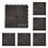 DIGITAL IQ PLASTIC FLOOR TILES 6TEM (BLACK)