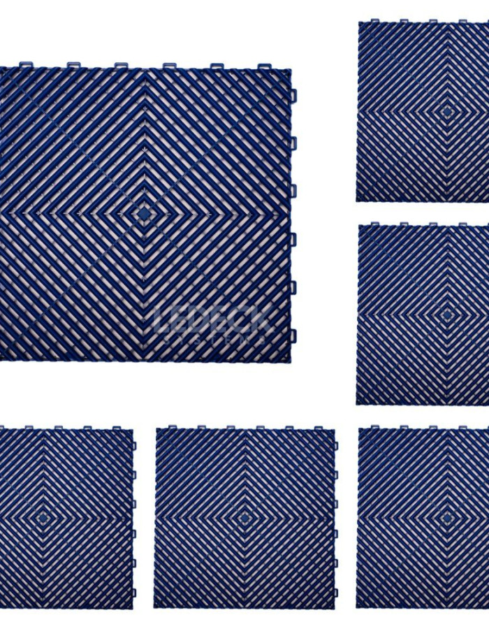 DIGITAL IQ PLASTIC FLOOR TILES 6TEM (BLUE)