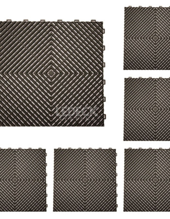 DIGITAL IQ PLASTIC FLOOR TILES 6TEM (GREY)