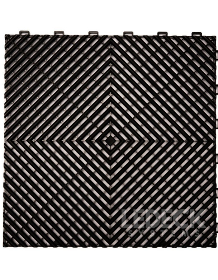 DIGITAL IQ PLASTIC FLOOR TILES (BLACK)