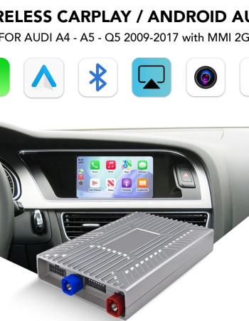 DIGITAL IQ AD 010W CPA (WIRELESS CARPLAY / ANDROID AUTO BOX with 2 CAMERA IN for AUDI A4 - A5 - Q5 mod. 2009-2017 with MMI 2G)